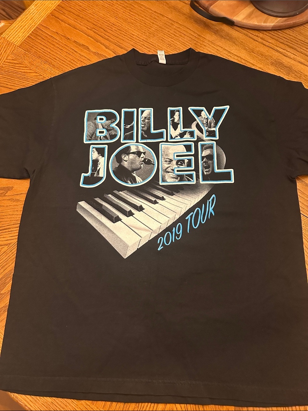 Billy Joel 2019 Tour Concert T-Shirt Black Size XL | Madison Square Garden